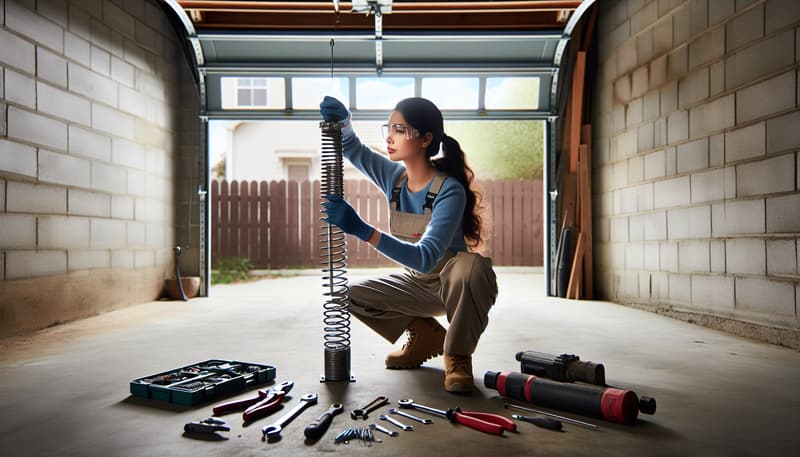Garage Door Spring Repair in New Salem